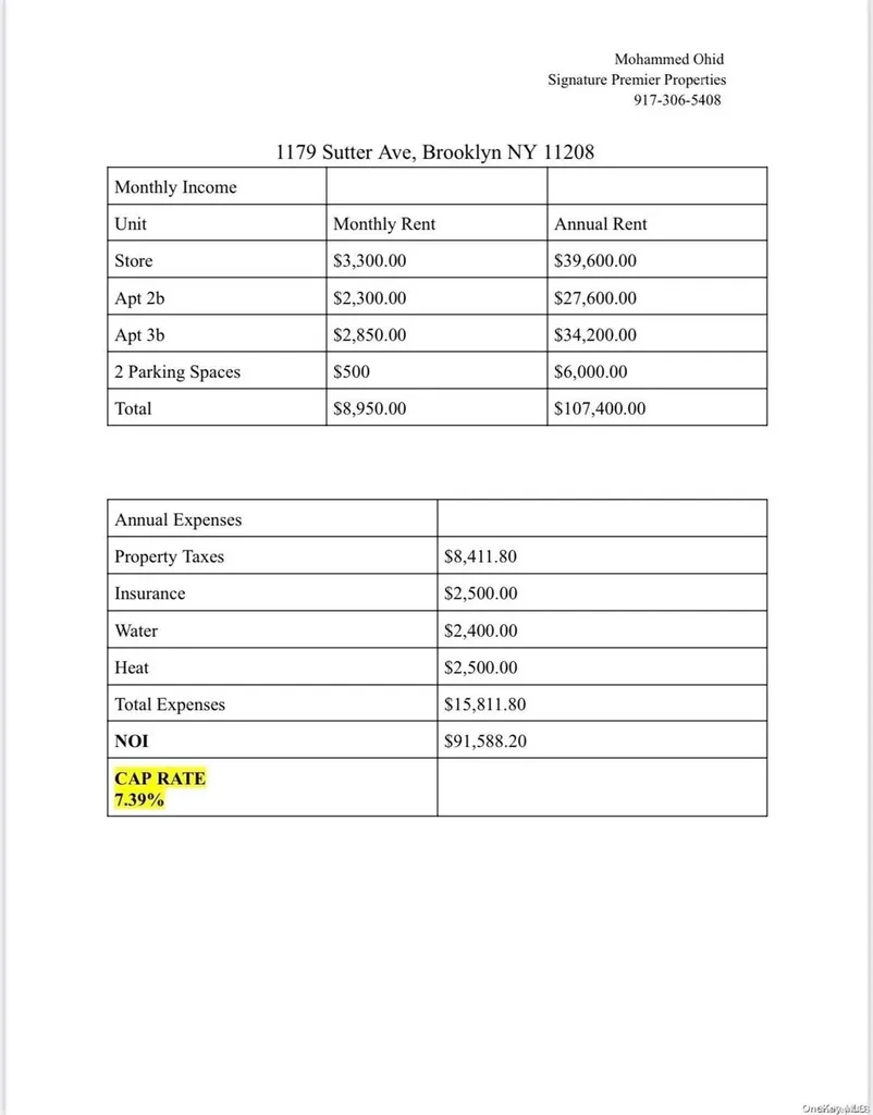 1179 Sutter Avenue Brooklyn NY 11208