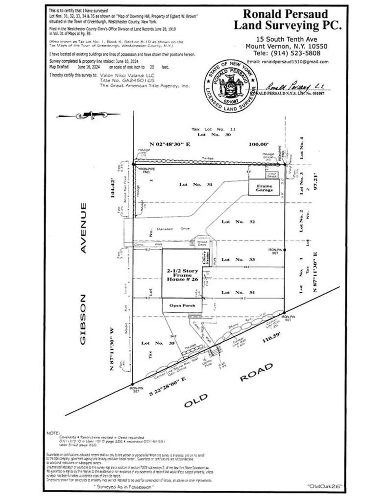 26 Old Road White Plains NY 10607