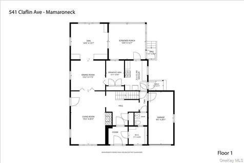 541 Claflin Avenue Mamaroneck NY 10543