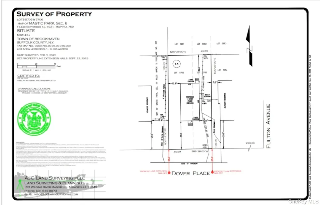 New Construction Dover Place Mastic NY 11950