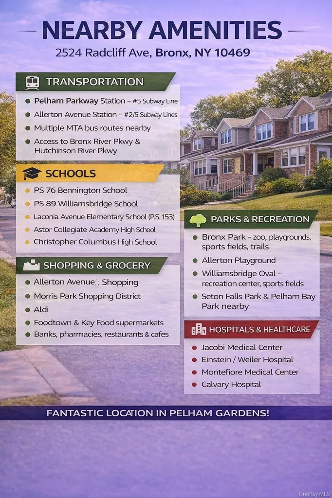 2524 Radcliff Avenue Bronx NY 10469