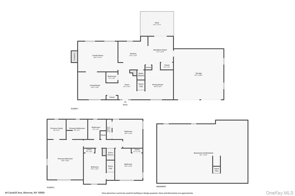 44 Catskill Avenue Monroe NY 10950