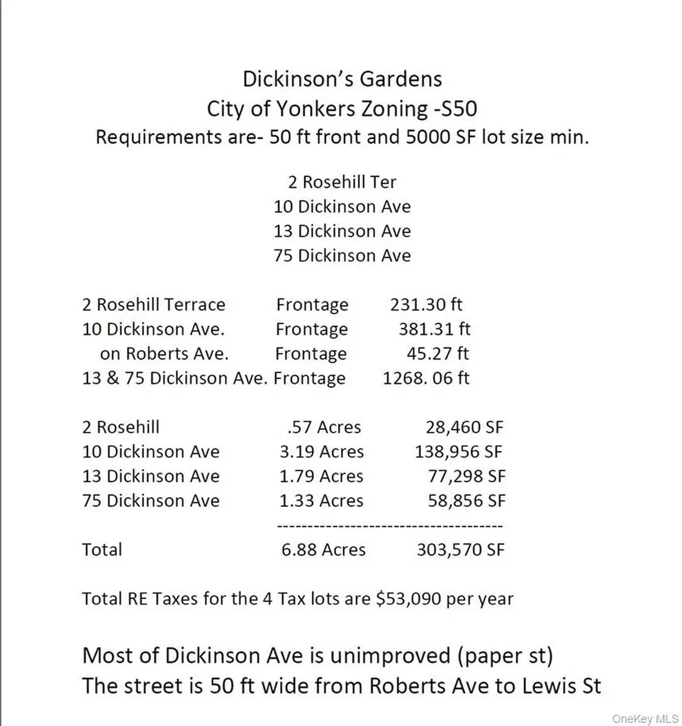 10-13-75 Dickinson Avenue Yonkers NY 10703