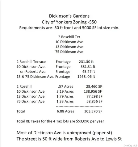 10-13-75 Dickinson Avenue Yonkers NY 10703