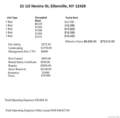 21 1/2 Nevins Street Ellenville NY 12428