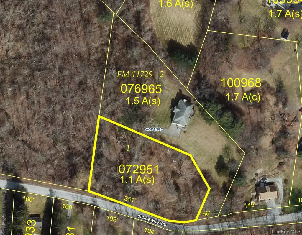 Lot #1 Sedgewick Road Poughkeepsie NY 12603