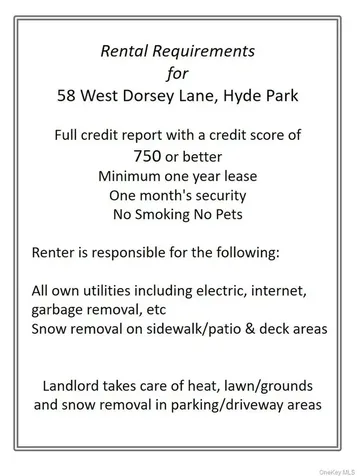 58 West Dorsey Hyde Park NY 12538