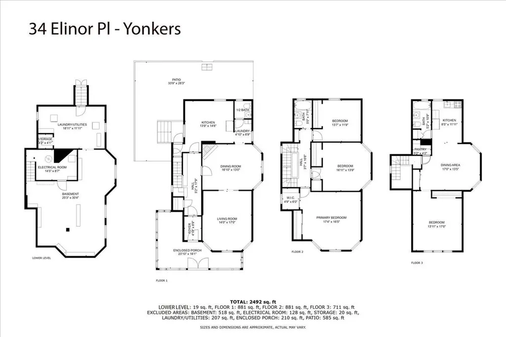 34 Elinor Place Yonkers NY 10705