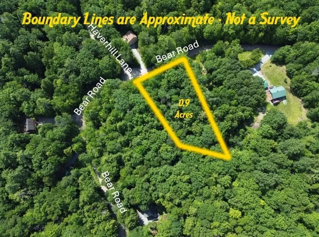 Map 204-lot 153 Bear Road Haverhill NH 03765
