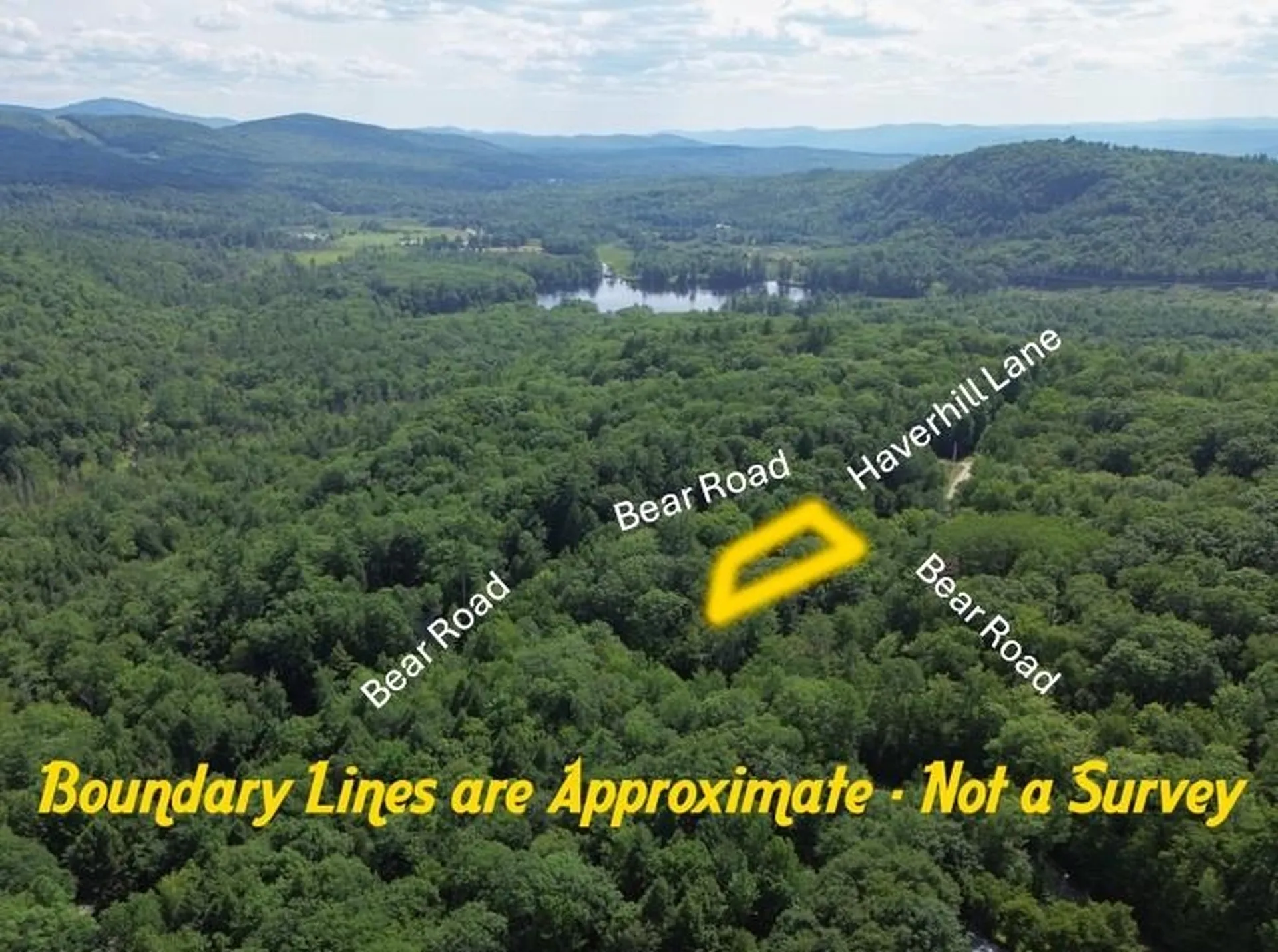 Map 204-lot 153 Bear Road Haverhill NH 03765