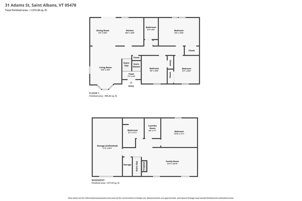 31 Adams Street St. Albans City VT 05478-2100