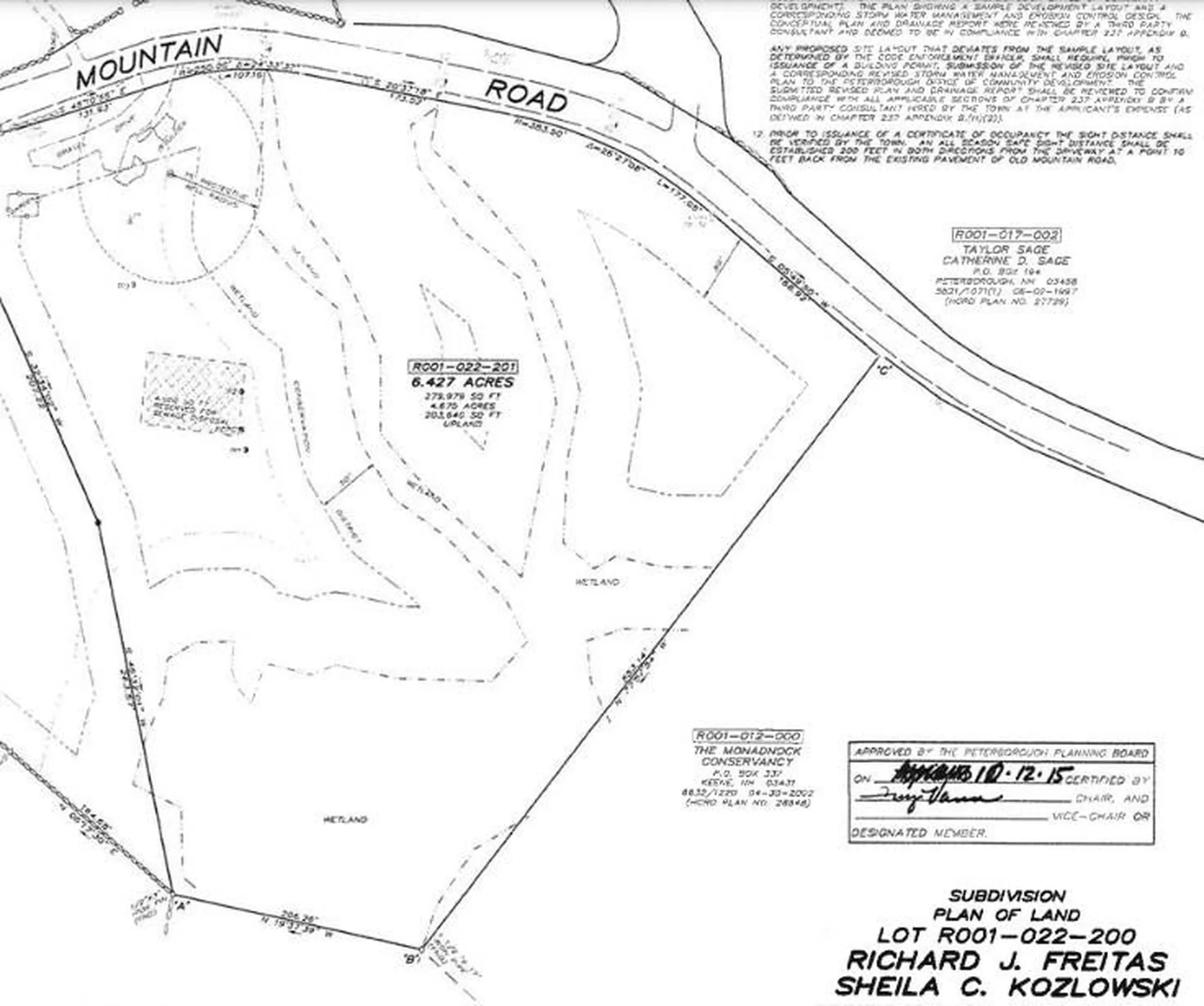Lot 201 Old Mountain Road Peterborough NH 03458