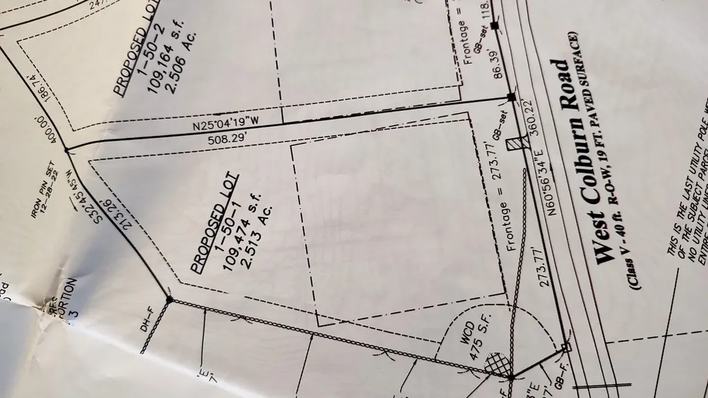 Lot 1-50-1 Colburn Road New Boston NH 03070