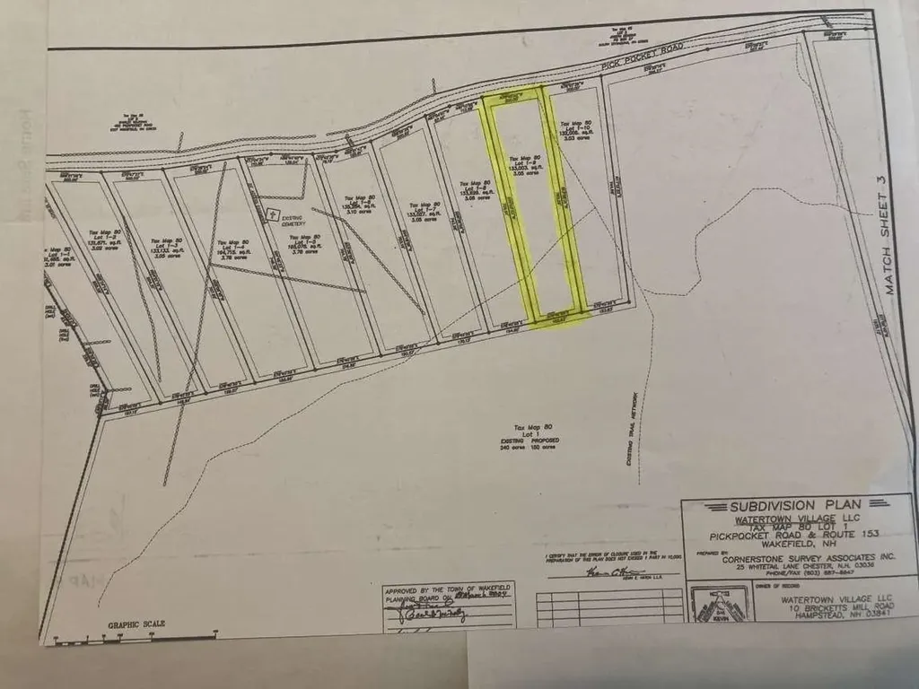 Lot 6 Pickpocket, East Road Wakefield NH 03830