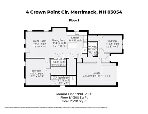 4 Crown Point Circle Merrimack NH 03054