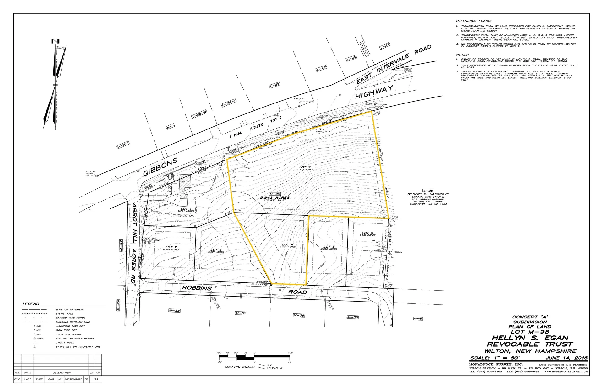 Lots 4 & 7 Gibbons & Robbins Road Wilton NH 03086