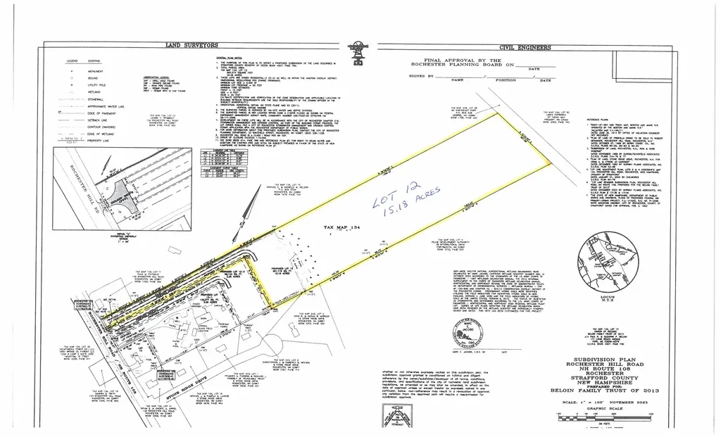 Lot 12 Rochester Hill Road Rochester NH 03867