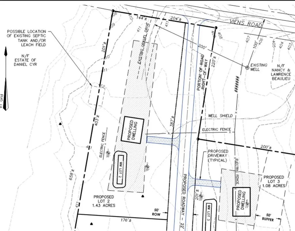 5 Lot Subdivision Off Viens Road Swanton VT 05488
