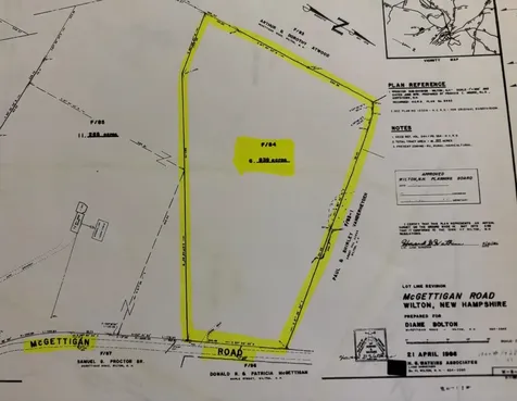 Lot F-84 Mcgettigan Road Wilton NH 03086