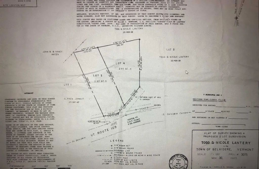 Vt Route 109 Belvidere VT 05442