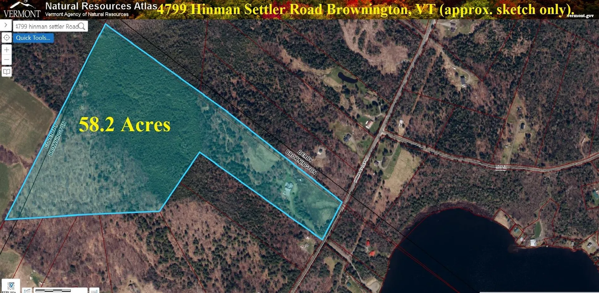 4799 Hinman Settler Road Brownington VT 05860