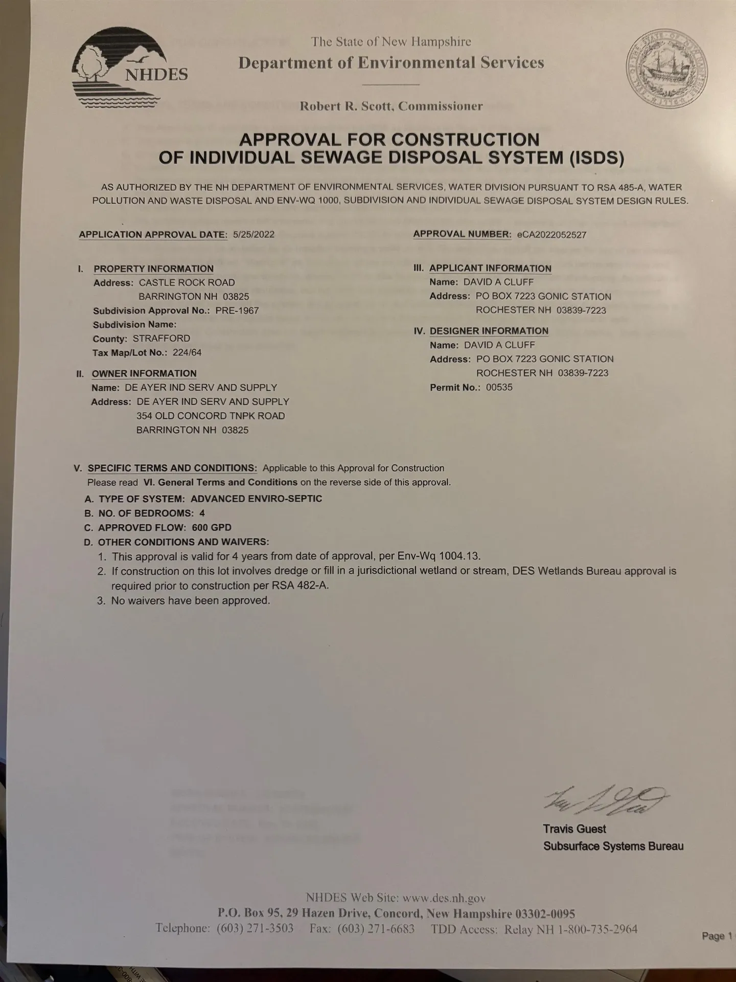 80 Castle Rock Road Barrington NH 03825