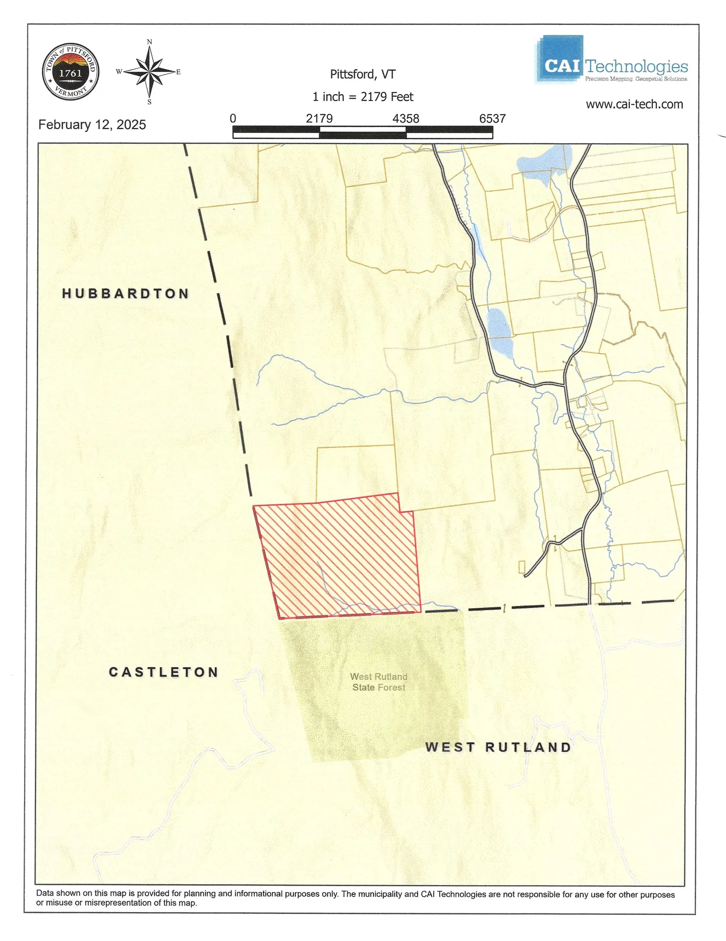 Off Allen Mills Road Pittsford VT 05744