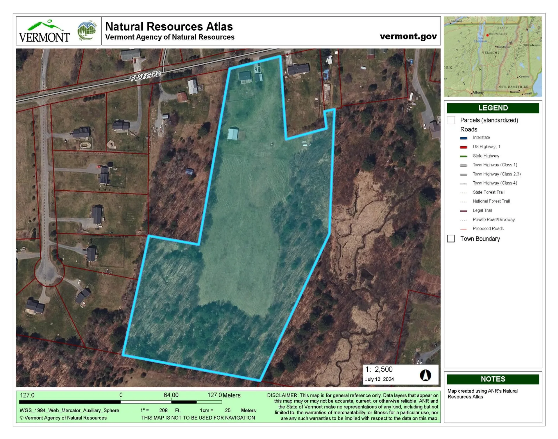 Lots 2,3,4 & 5 Plains Road Westford VT 05494