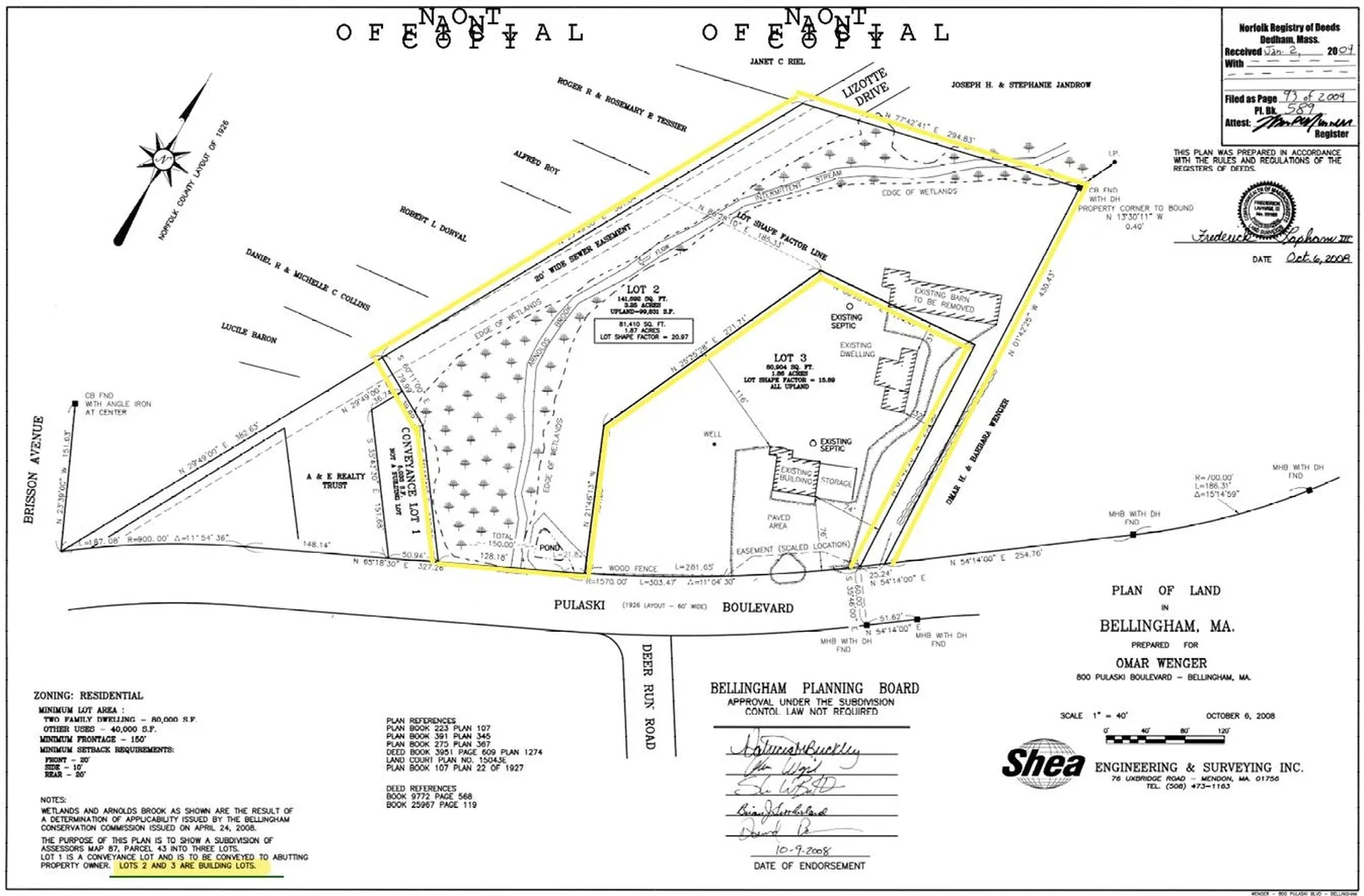 Lot 2 Pulaski Boulevard Bellingham MA 02019