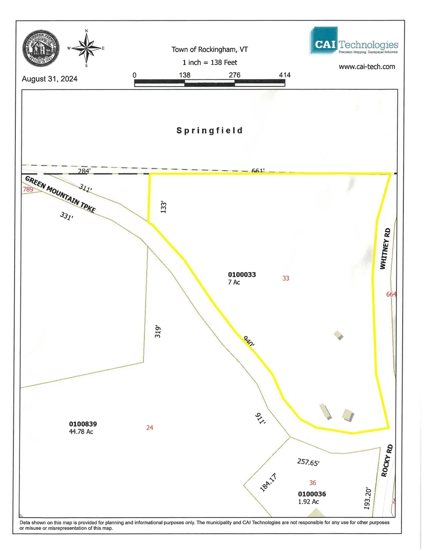 33 Green Mountain Turnpike Rockingham VT 05101