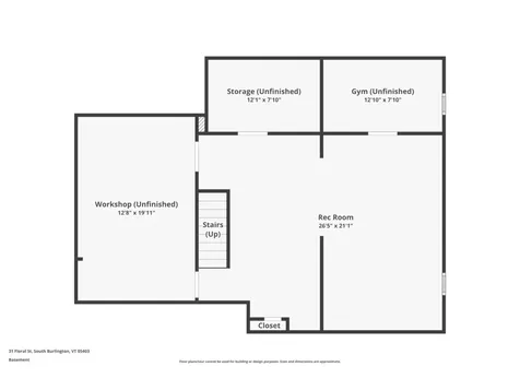 31 Floral Street South Burlington VT 05403