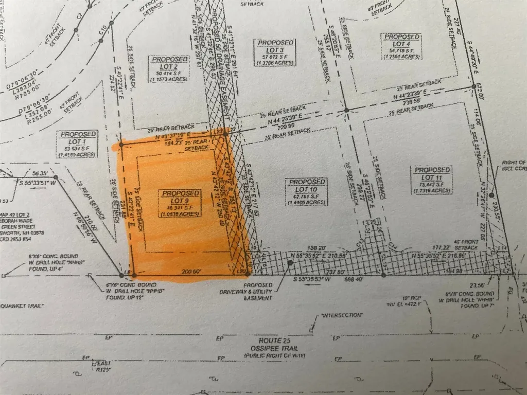 Lot 9 Squire Lane Ossipee NH 03814