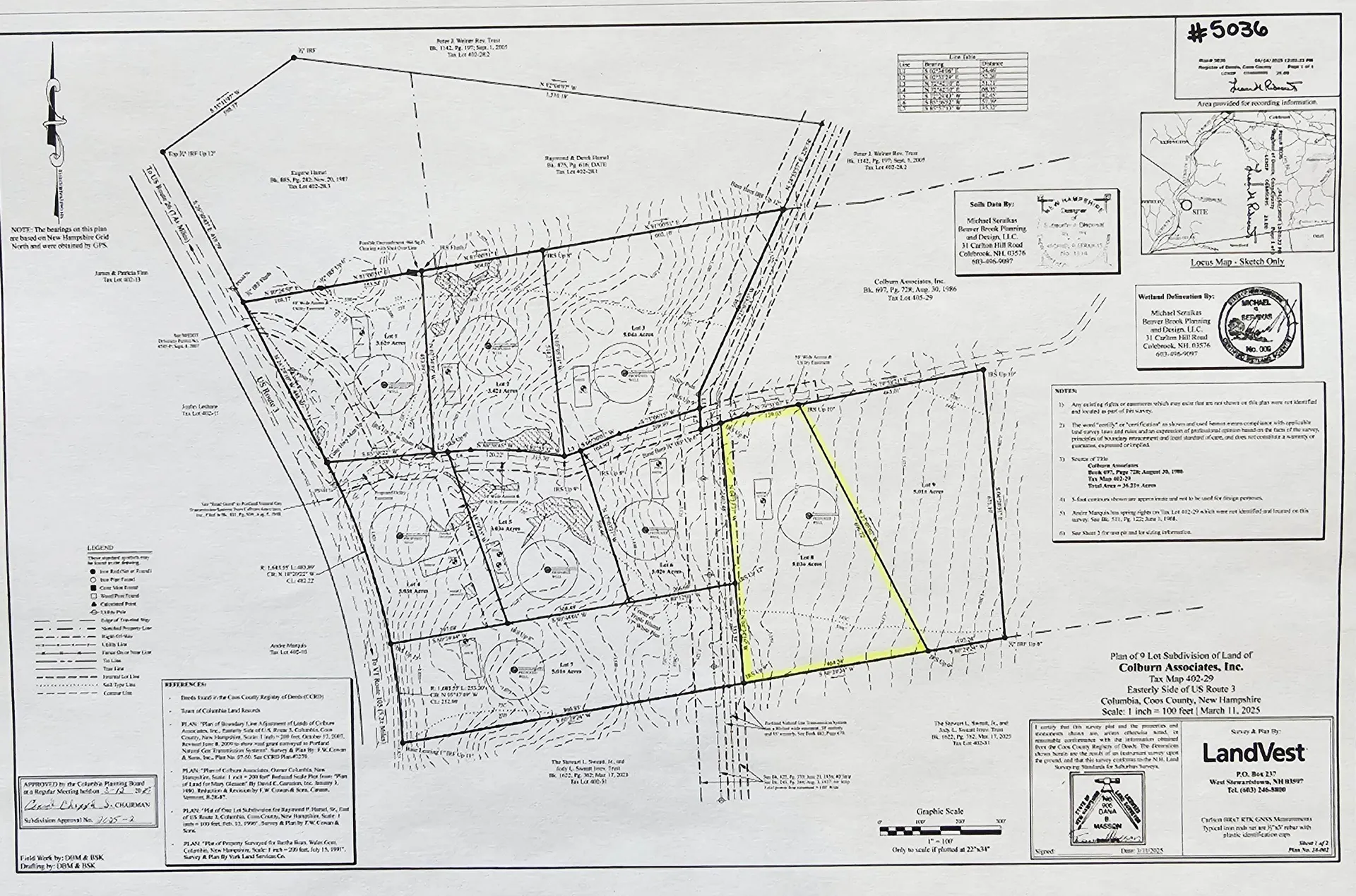 Lot 8 Off Us Route 3 Columbia NH 03576