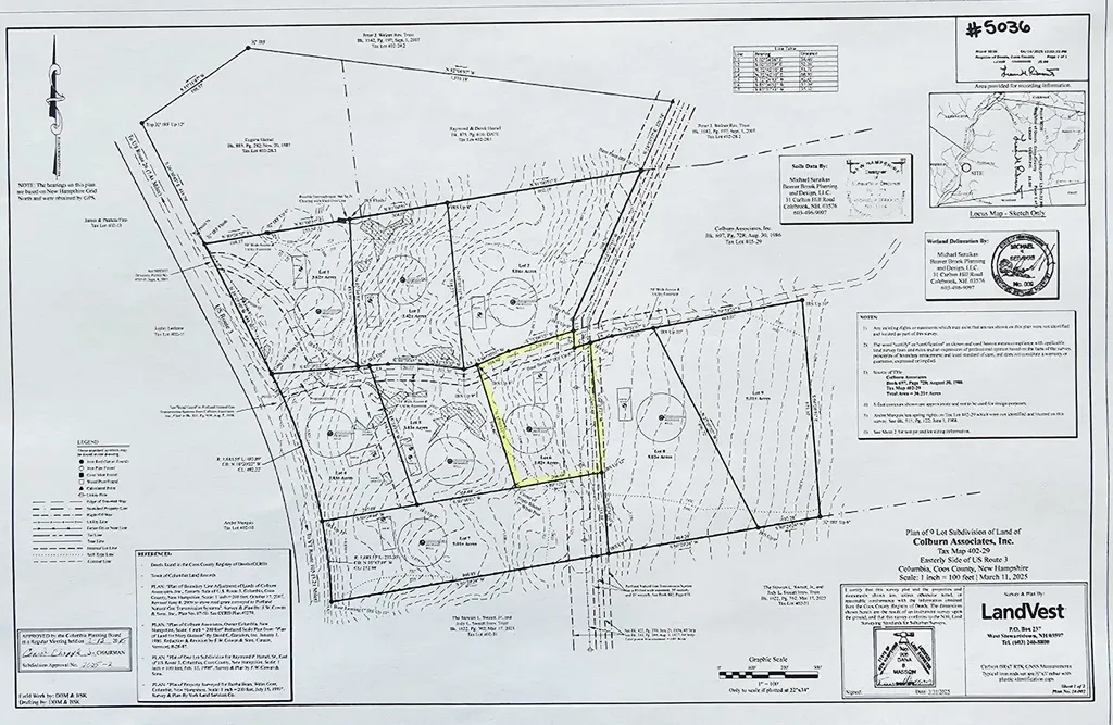 Lot 6 Colburn Drive Columbia NH 03576