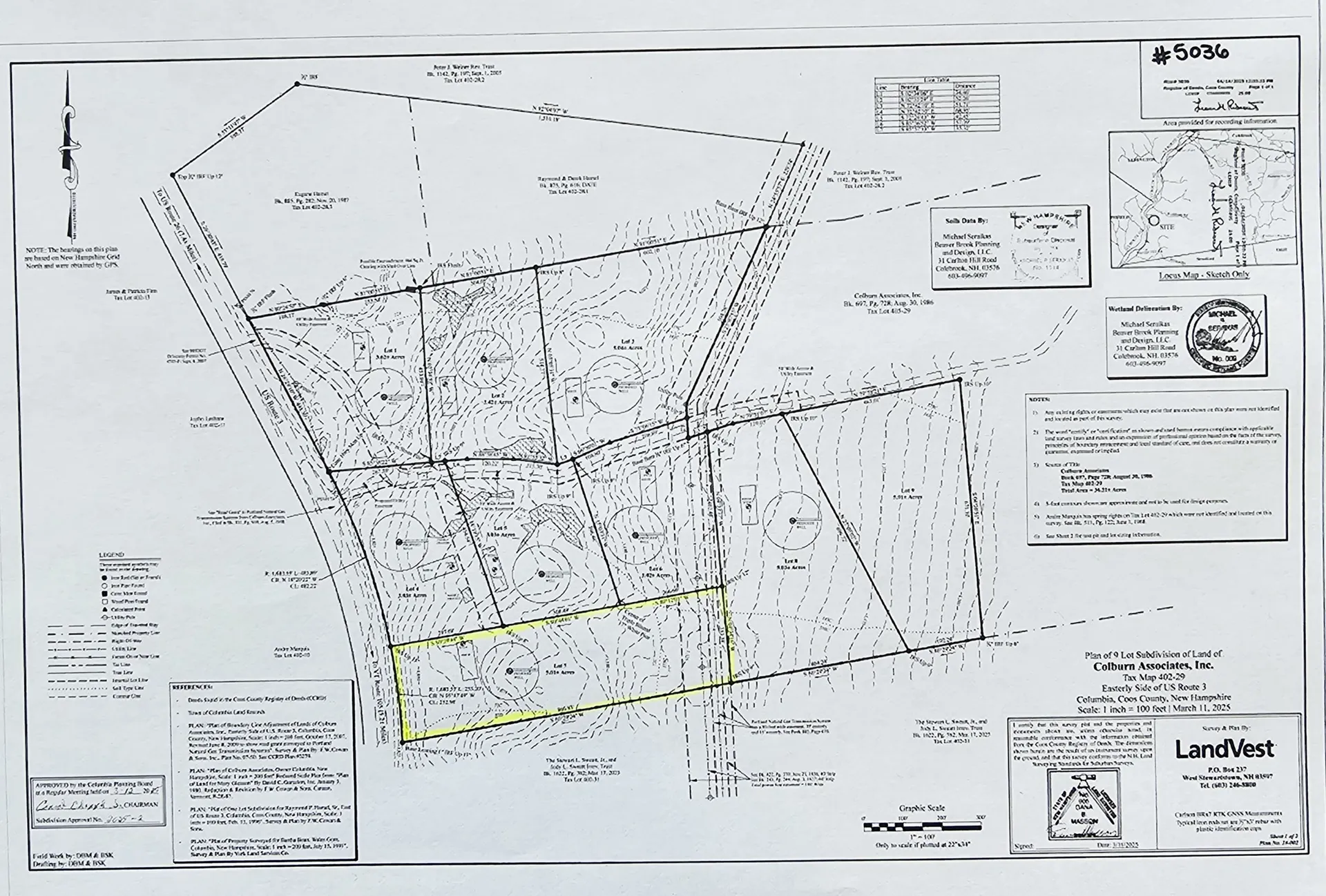 Lot 7 Off Us Route 3 Columbia NH 03576