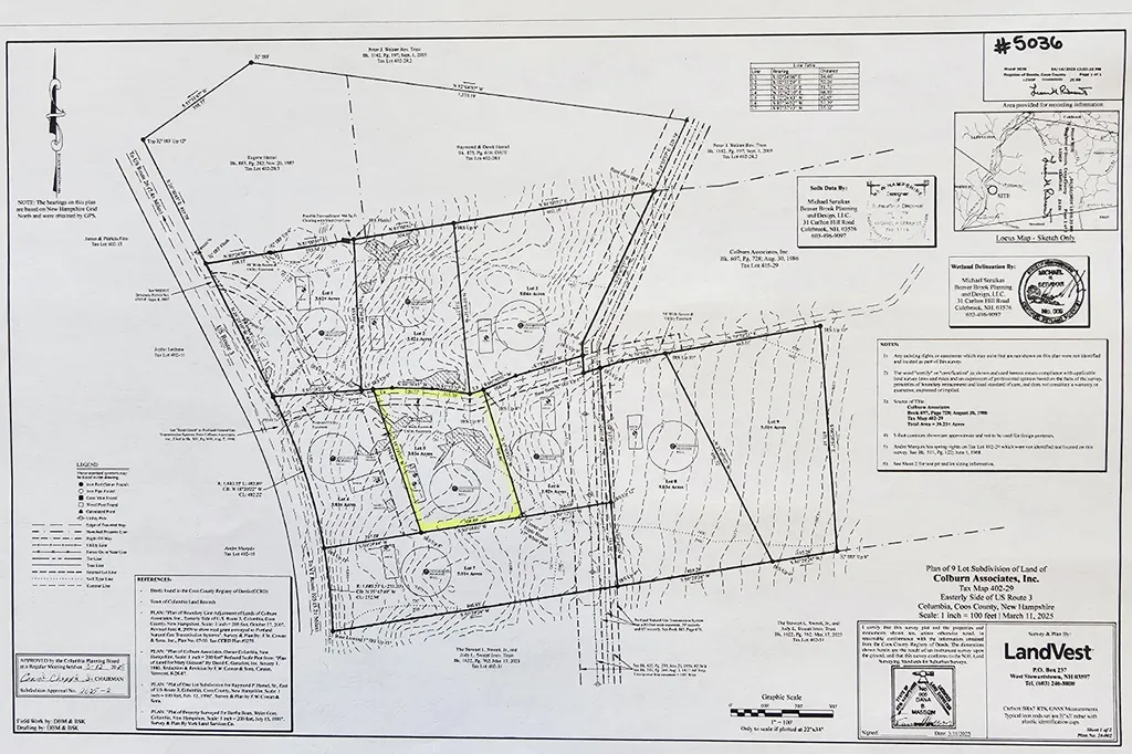 Lot 5 Colburn Drive Columbia NH 03576