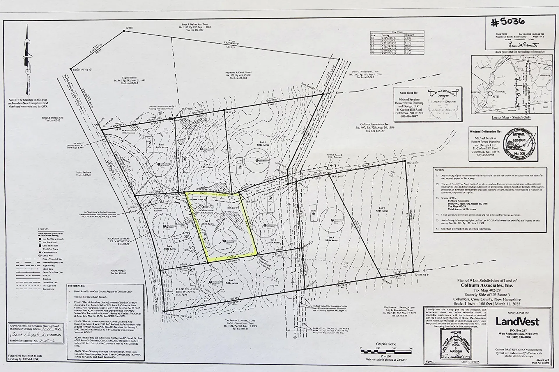 Lot 5 Colburn Drive Columbia NH 03576