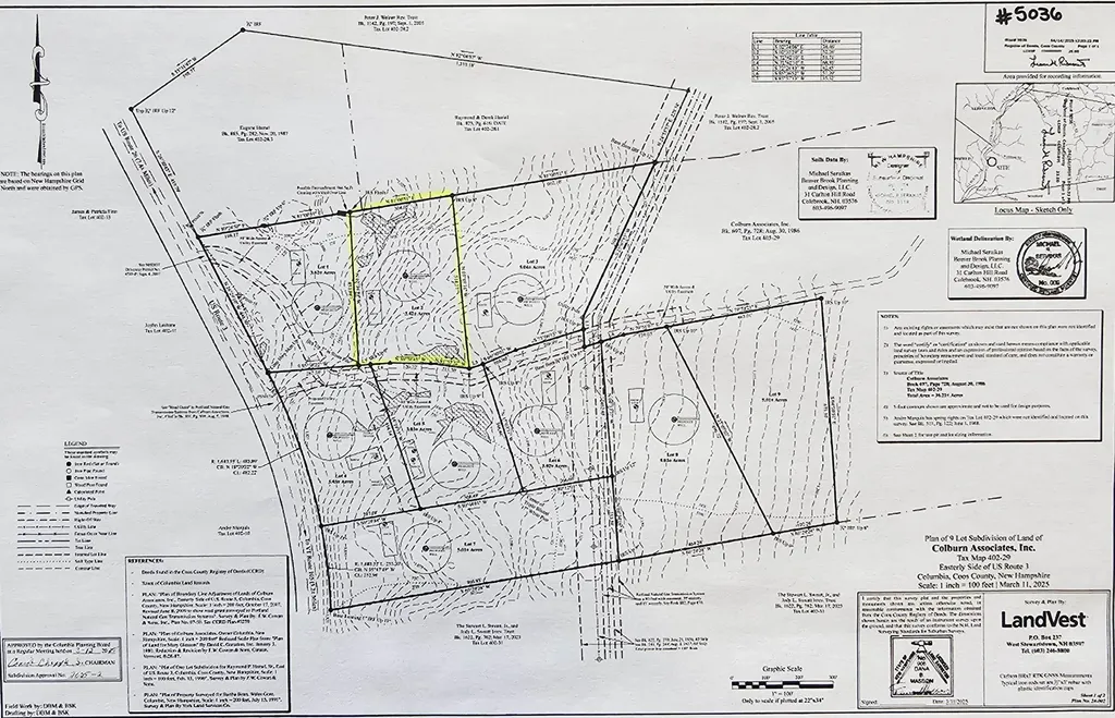 Lot 2 Colburn Drive Columbia NH 03576