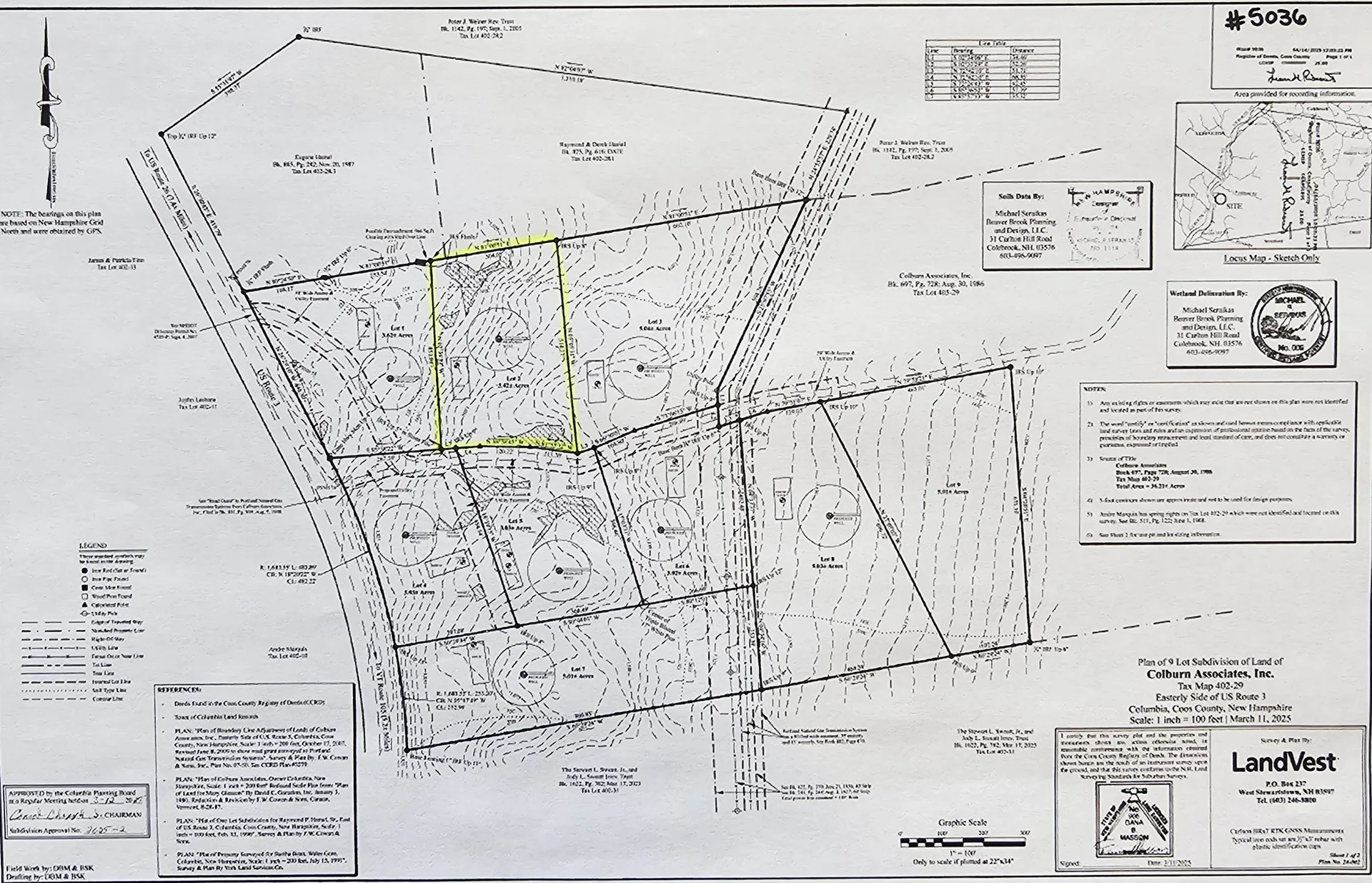 Lot 2 Colburn Drive Columbia NH 03576