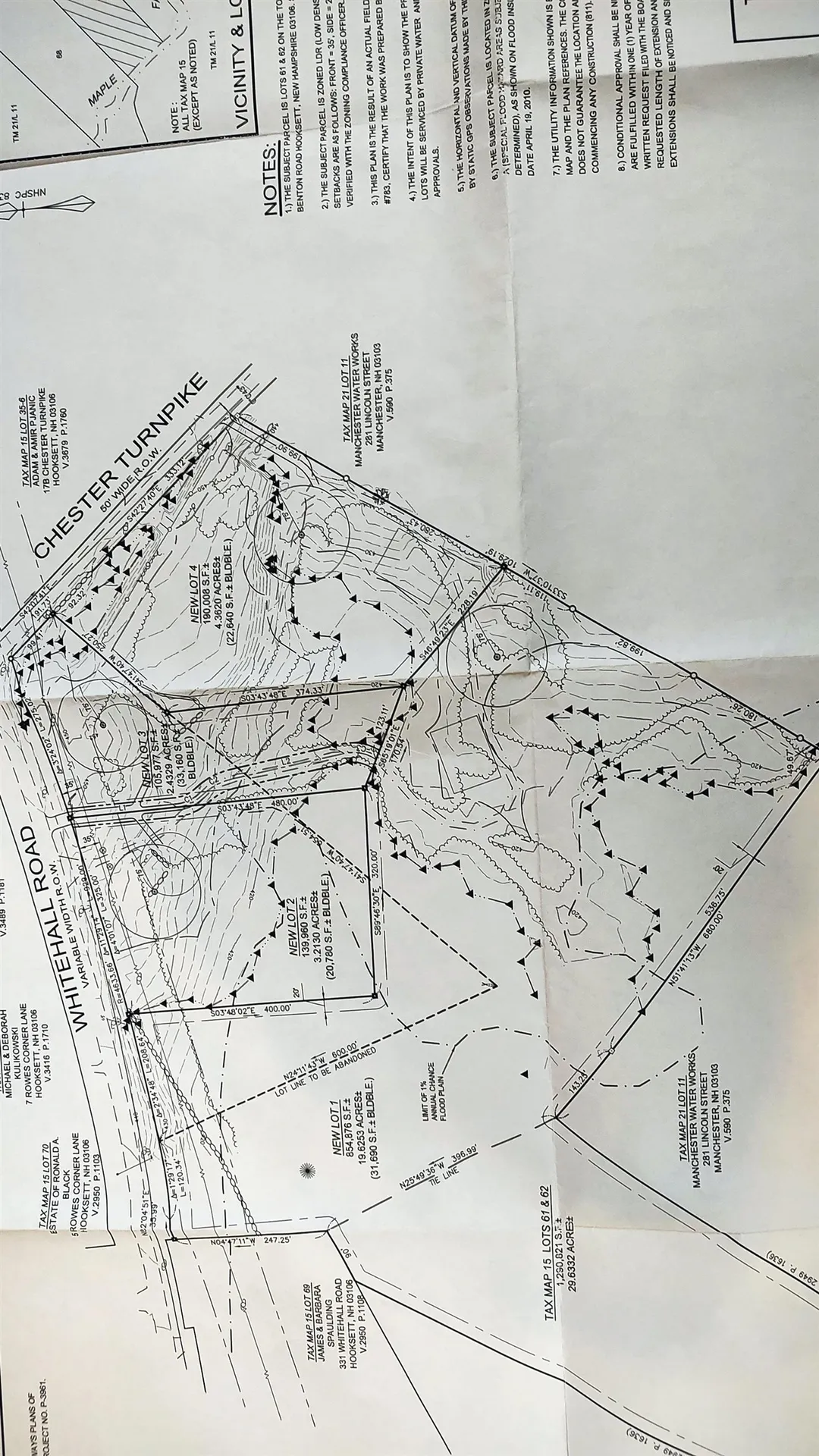 347 And 26 Whitehall Road And Chester Turnpike Hooksett NH 03106