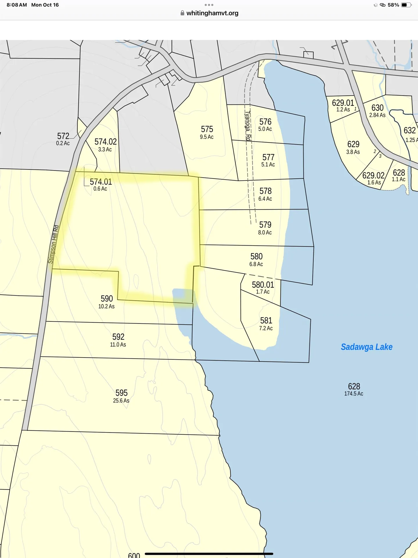 Lot X Tyanoga Road Whitingham VT 05361