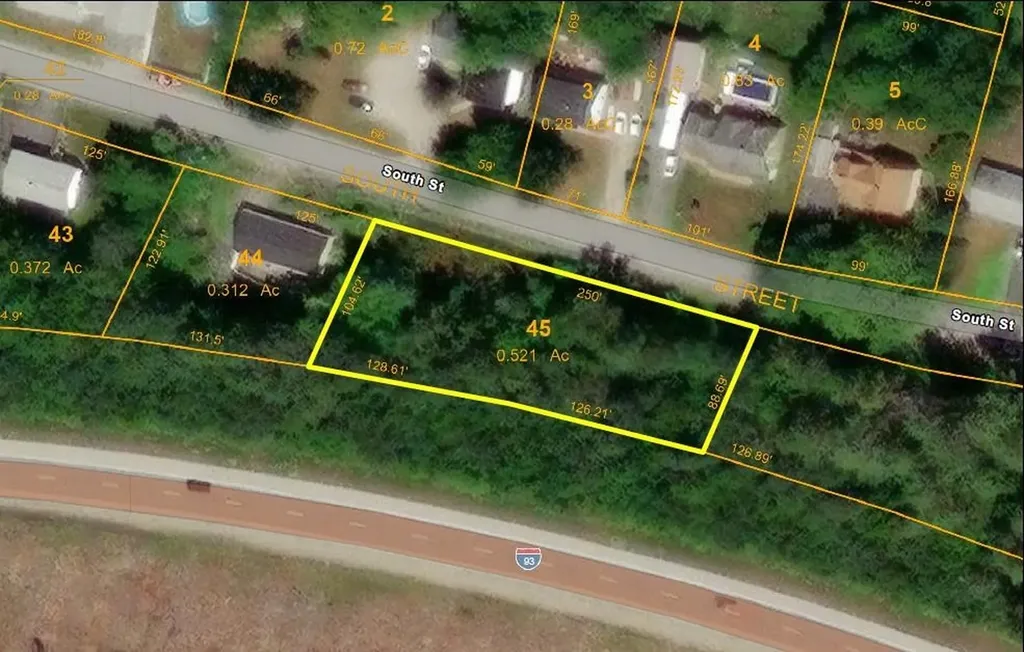 Map 84 - Lot 45 South Street Littleton NH 03561