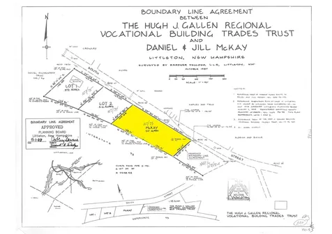 Map 84 - Lot 45 South Street Littleton NH 03561