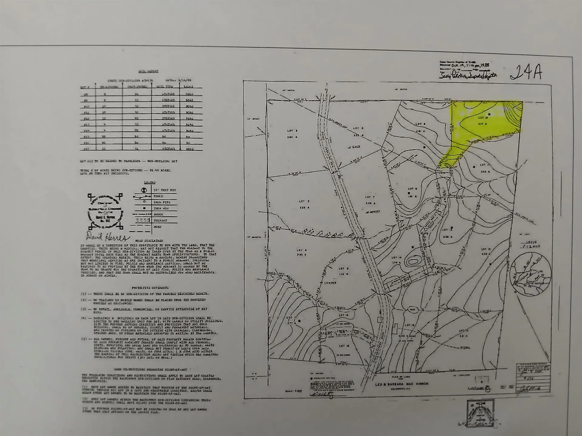 Lot #10 Mackinnon Road Colebrook NH 03576