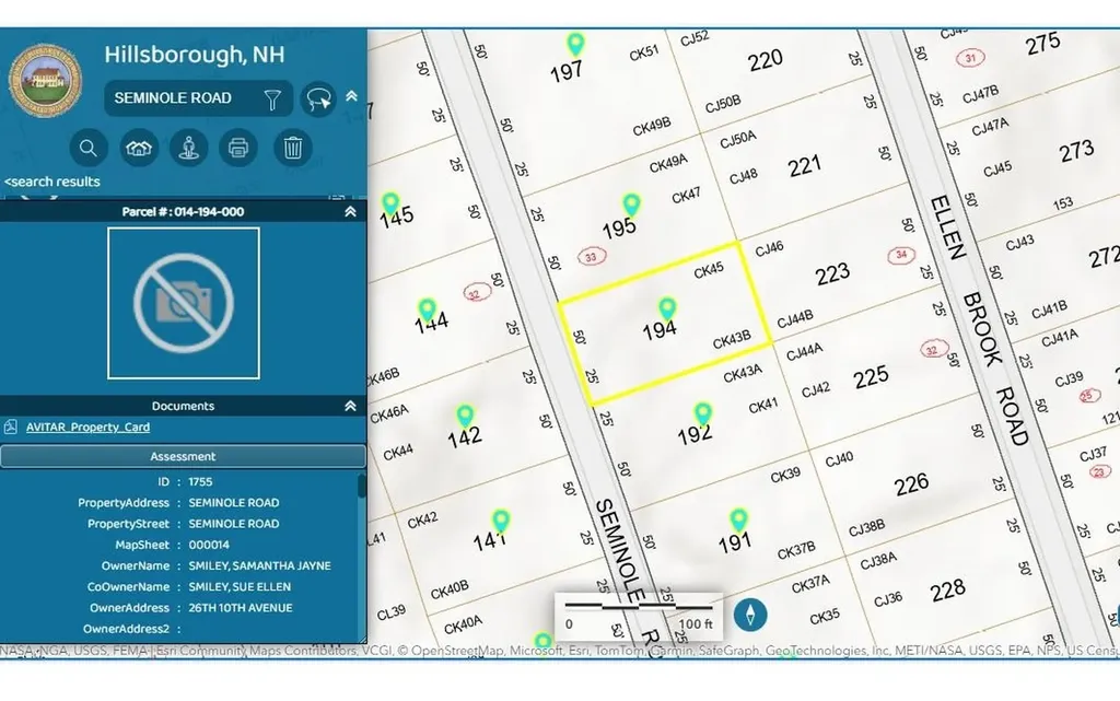 14-194 Seminole Road Hillsborough NH 03244