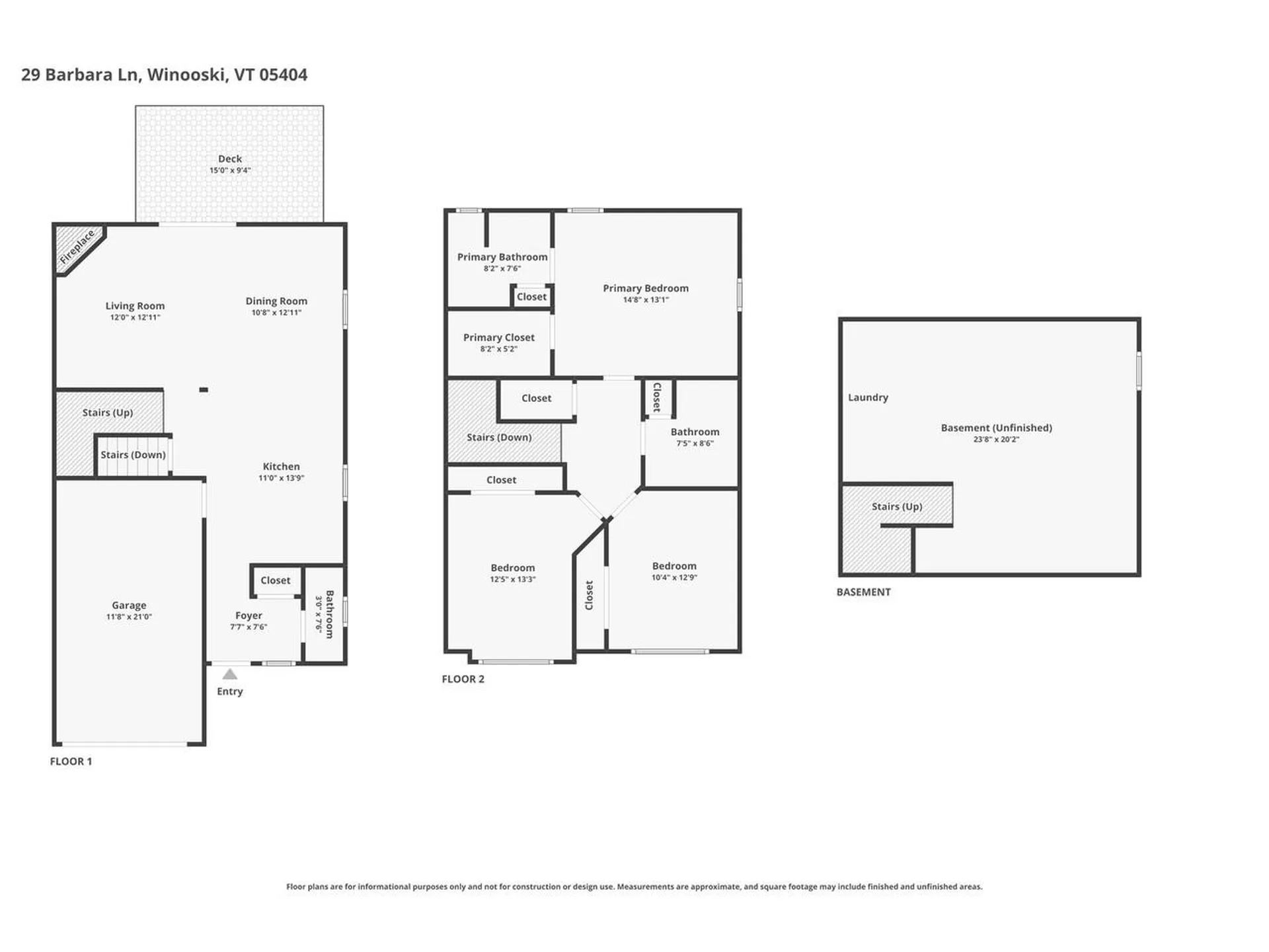 29 Barbara Lane Winooski VT 05404