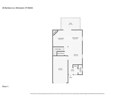 29 Barbara Lane Winooski VT 05404