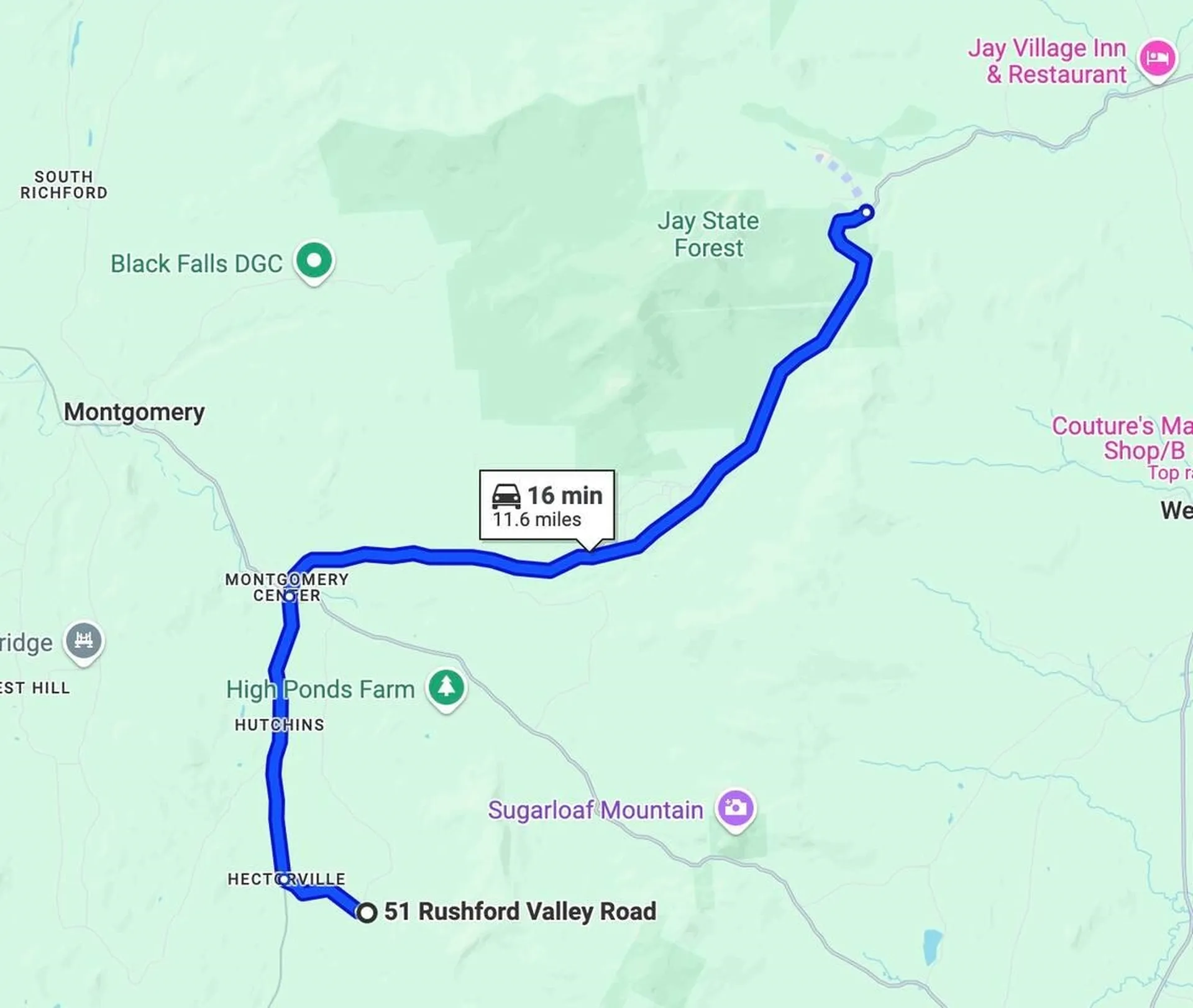 51 Rushford Valley Road Montgomery VT 05471