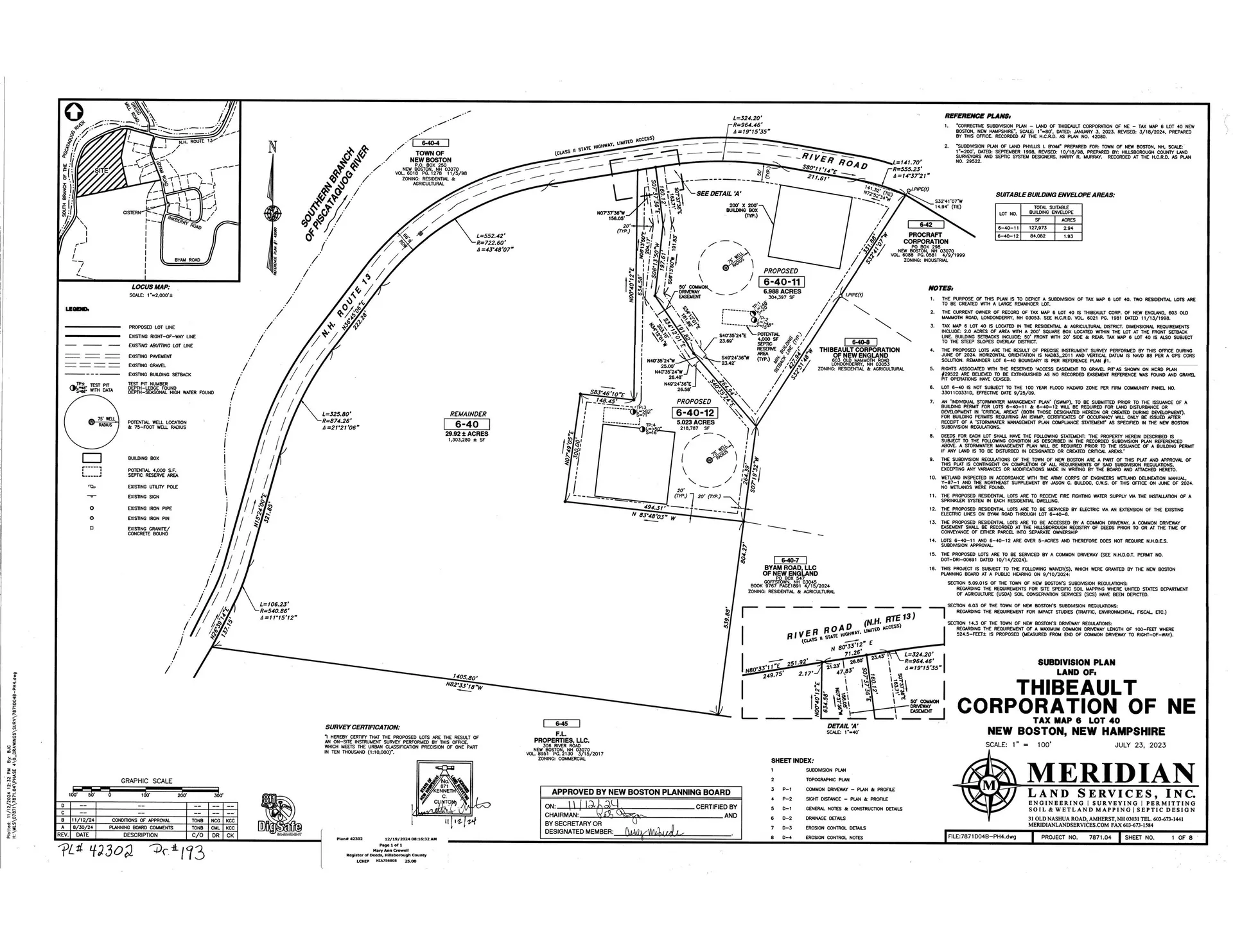 Map 6 Lot 40 River Road New Boston NH 03070