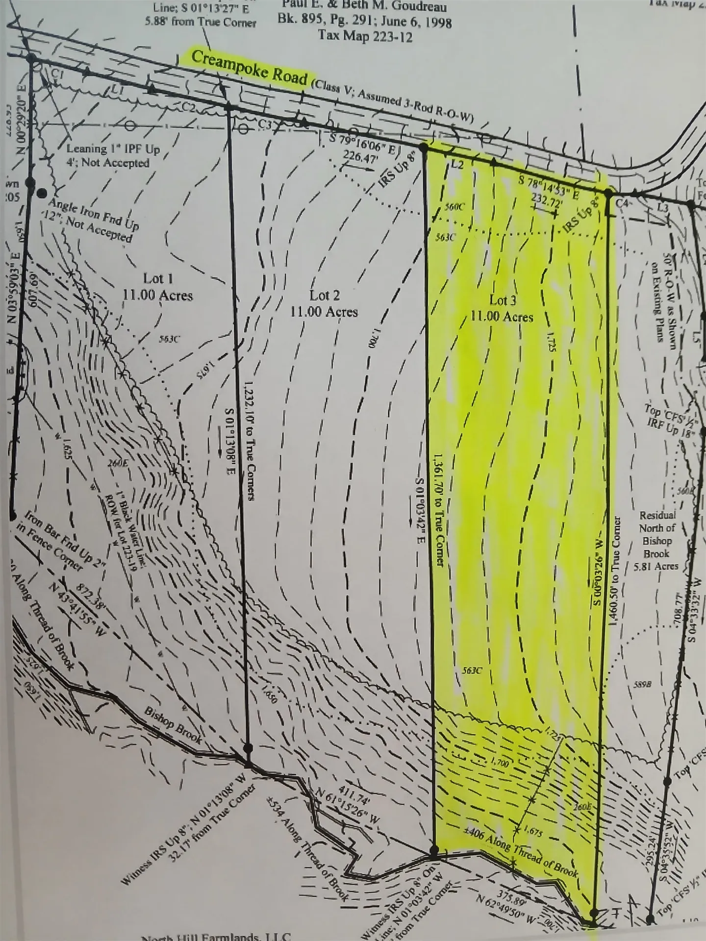 Lot 3 Creampoke Road Stewartstown NH 03576